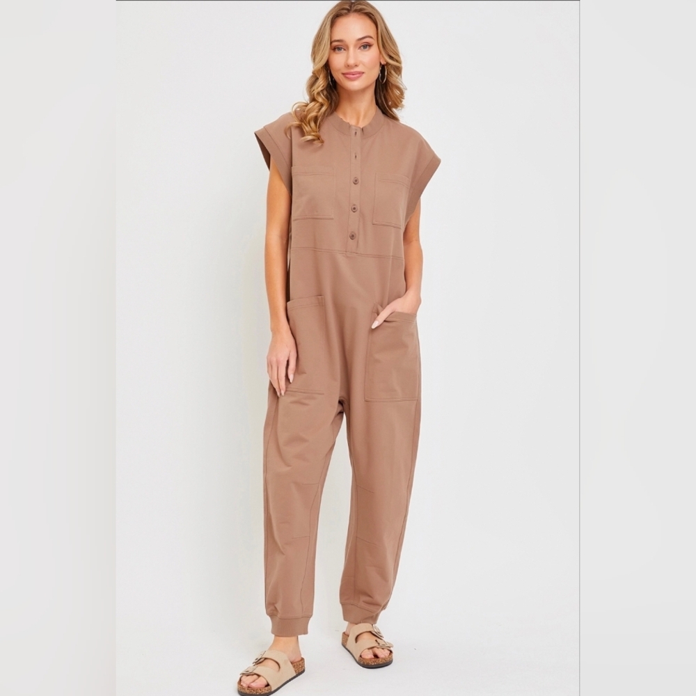 Heyson Utility Style Jumpsuit |  Size M NWT